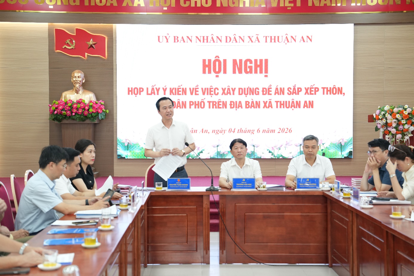 Nhiều ý kiến tâm huyết đóng góp xây dựng Đề án sắp xếp thôn, tổ dân phố trên địa bàn xã Thuận An- Ảnh 3.