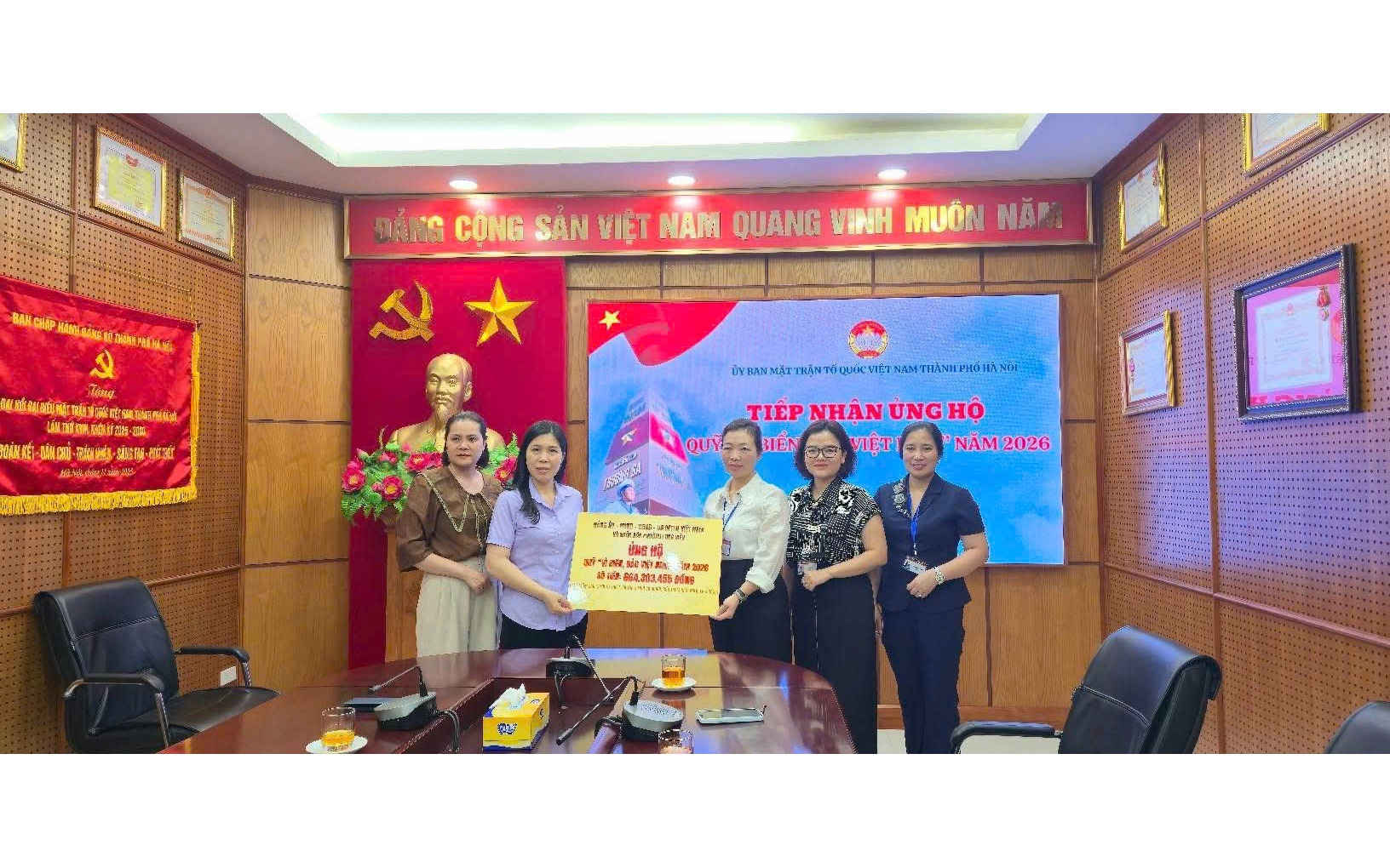 Uỷ ban MTTQ Việt Nam phường Long Biên phát huy tinh thần đoàn kết, chung tay hướng về biển đảo quê hương