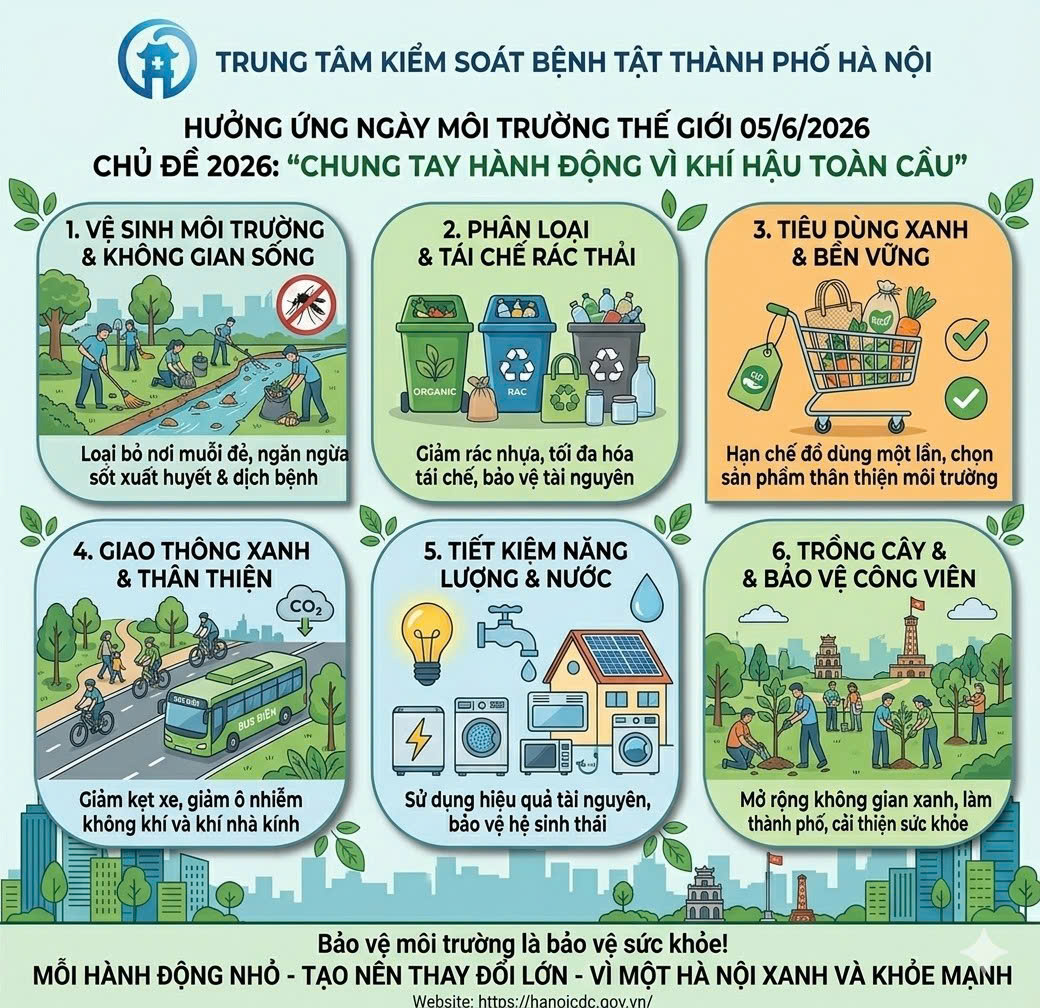 Ngày Môi trường thế giới năm 2026: "Chung tay hành động vì khí hậu toàn cầu"- Ảnh 1.