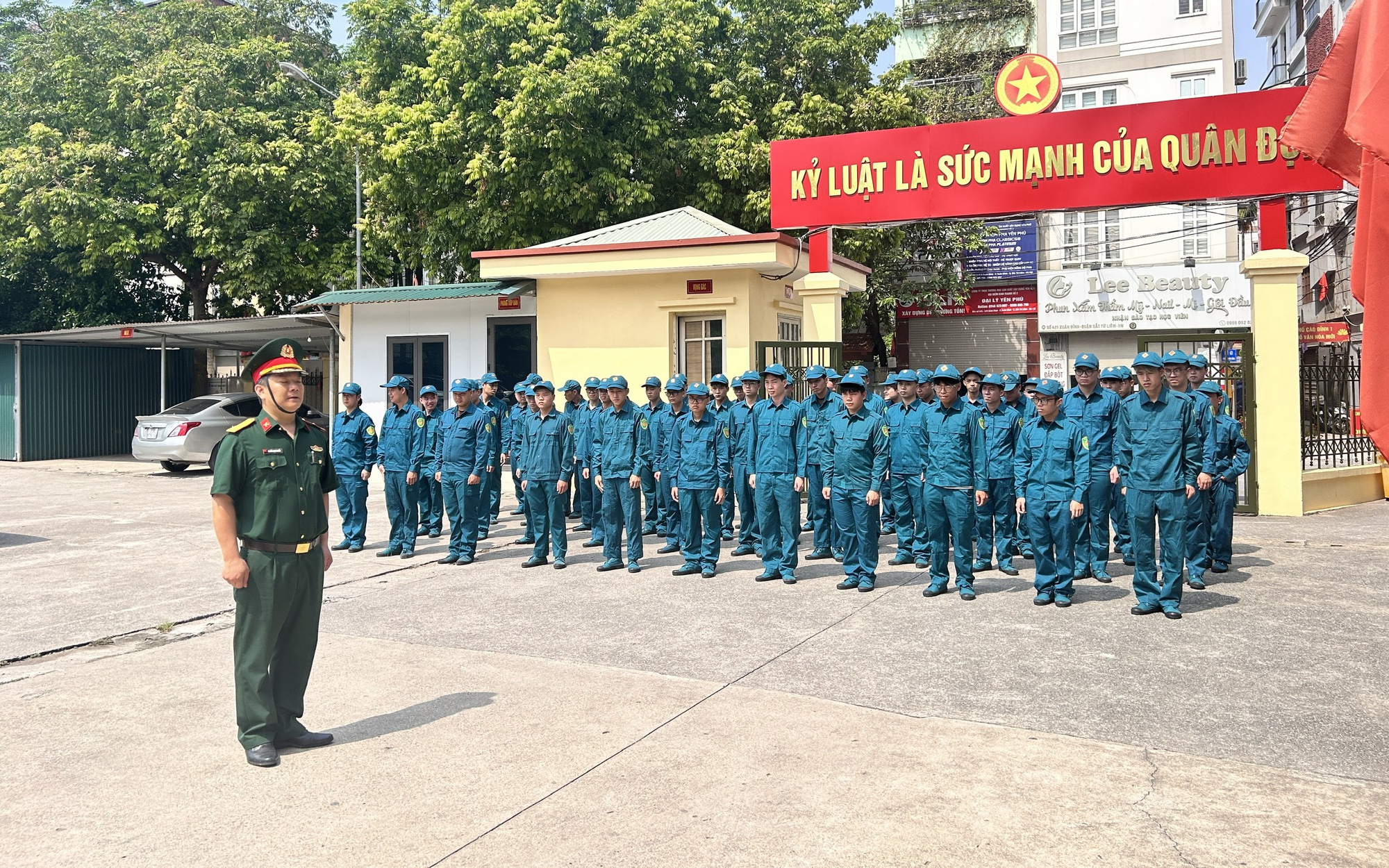 84 học viên tham gia huấn luyện dân quân cơ động năm 2026