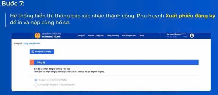 THÔNG BÁO VỀ VIỆC ĐĂNG KÝ TUYỂN SINH TRỰC TUYẾN THỬ NGHIỆM VÀO LỚP 1 - NĂM HỌC 2026-2027.- Ảnh 10.