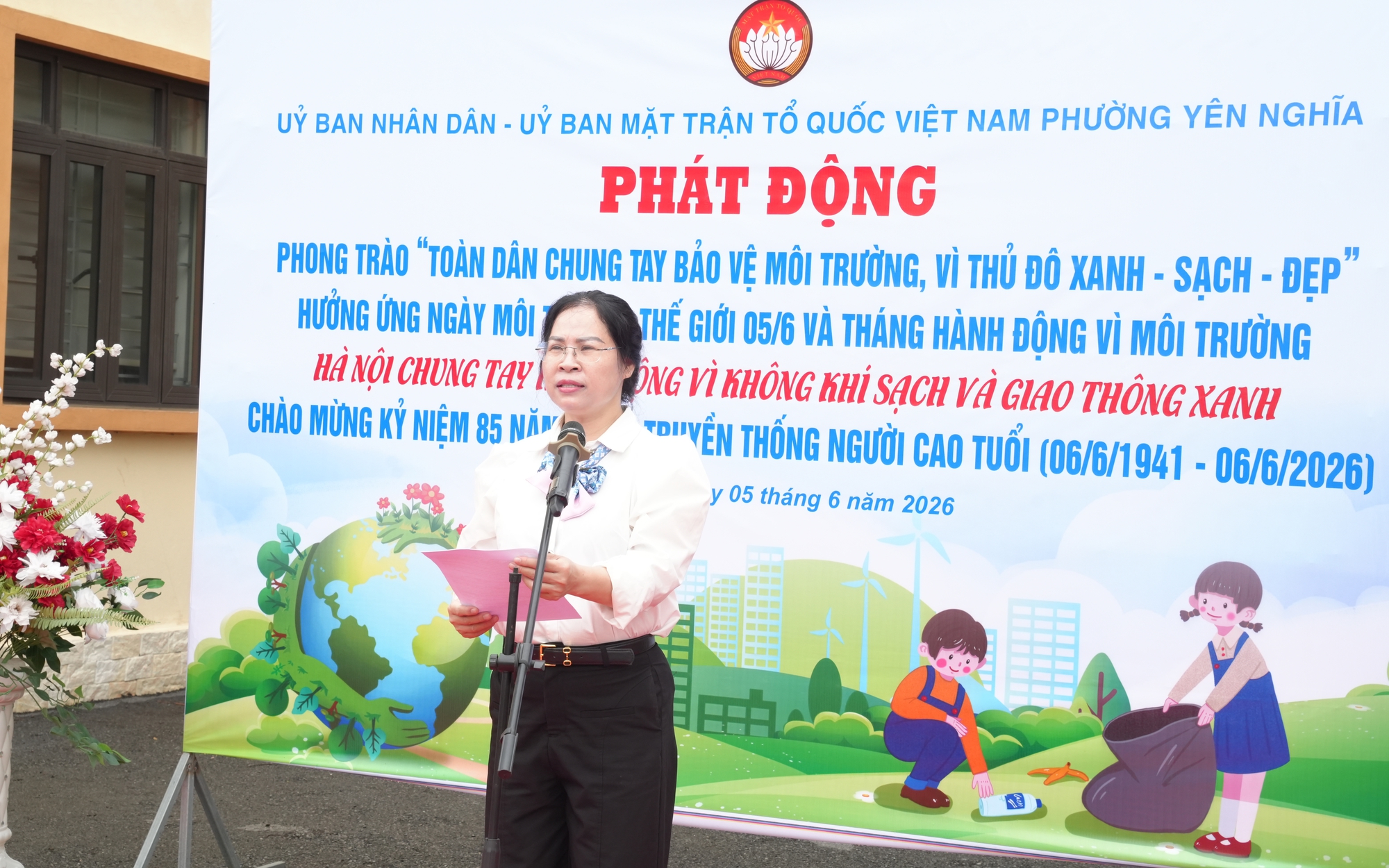 Phường Yên Nghĩa phát động phong trào toàn dân chung tay bảo vệ môi trường