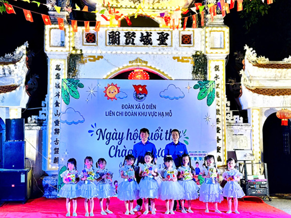 Sôi nổi các hoạt động hè tại liên chi đoàn khu vực Hạ Mỗ- Ảnh 2.