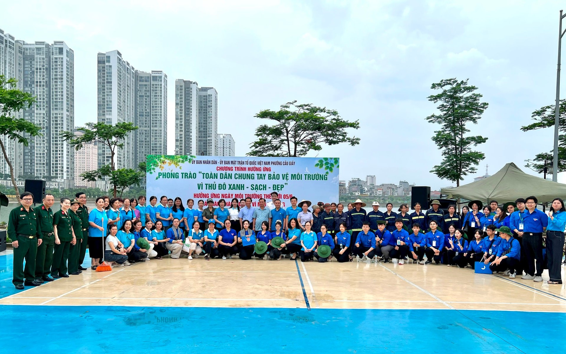 Hưởng ứng Ngày Môi trường Thế giới 2026: Phường Cầu Giấy hành động vì môi trường xanh và thích ứng biến đổi khí hậu 