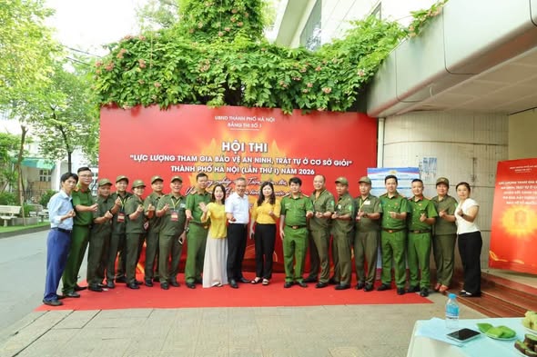 Đội thi phường Tương Mai đạt giải Ba tại vòng bảng số 1 Hội thi "Lực lượng tham gia bảo vệ an ninh, trật tự ở cơ sở giỏi" Thành phố Hà Nội năm 2026- Ảnh 3.