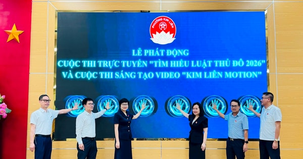 Phường Kim Liên phát động Cuộc thi trực tuyến “Tìm hiểu Luật Thủ đô năm 2026”