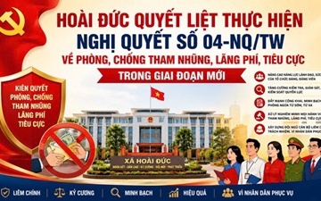 Hoài Đức quyết liệt thực hiện Nghị quyết số 04-NQ/TW về phòng, chống tham nhũng, lãng phí, tiêu cực trong giai đoạn mới