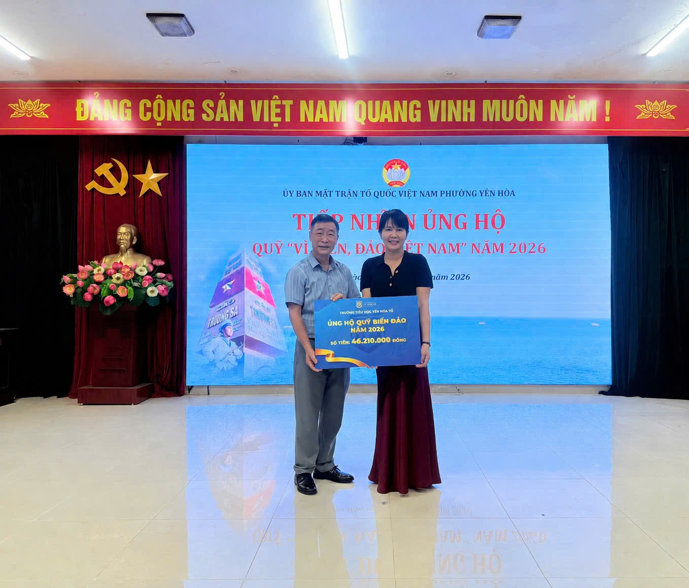 Nhân dân phường Yên Hòa tích cực ủng hộ Quỹ "Vì biển, đảo Việt Nam" năm 2026- Ảnh 1.
