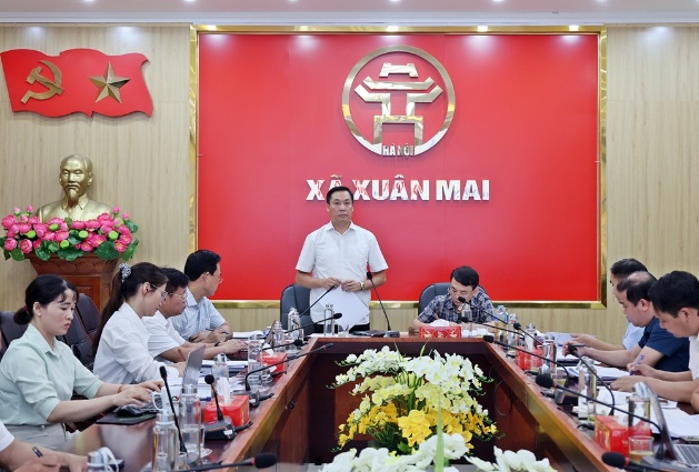 Xuân Mai: Thường trực HĐND tổ chức hội nghị giám sát chuyên đề “Về việc triển khai các giải pháp giảm thiểu tình trạng úng, ngập trên địa bàn xã”- Ảnh 8.