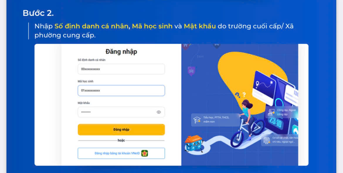 Vận hành thử nghiệm hệ thống đăng ký tuyển sinh trực tuyến đầu cấp năm học 2026 – 2027:  Phụ huynh xã Hoài Đức cần làm gì để chủ động cho con?- Ảnh 4.