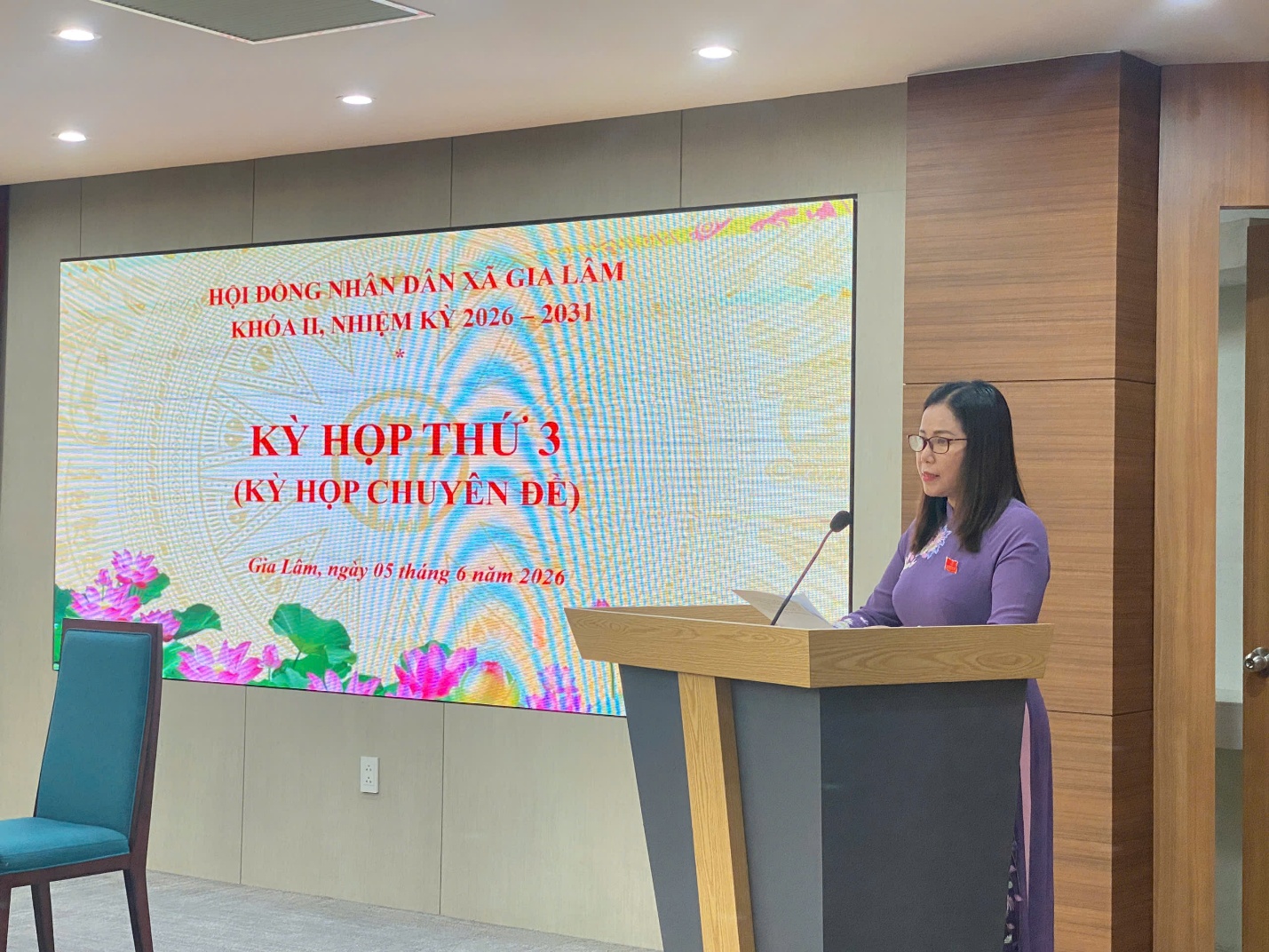 HĐND xã Gia Lâm tổ chức Kỳ họp thứ 3 kiện toàn chức danh Chủ tịch HĐND xã- Ảnh 8.