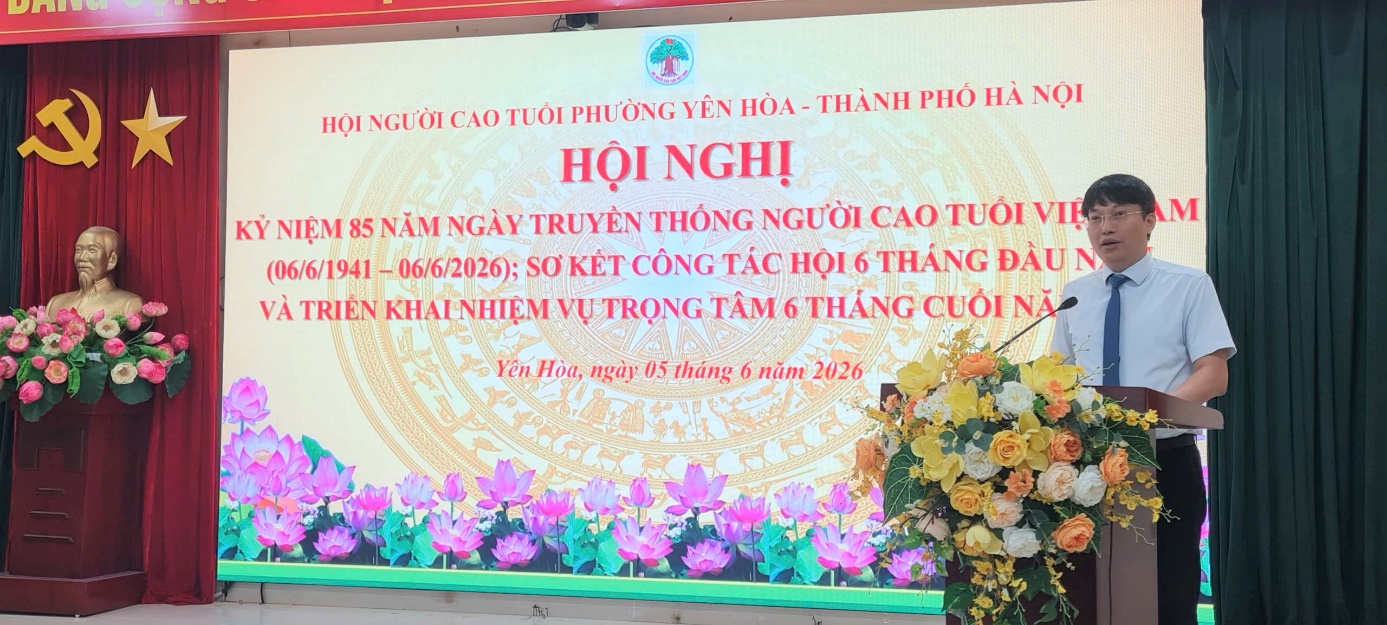 Hội Người cao tuổi phường Yên Hòa tổ chức kỷ niệm 85 năm Ngày truyền thống Người cao tuổi Việt Nam, sơ kết công tác Hội 6 tháng đầu năm 2026- Ảnh 4.