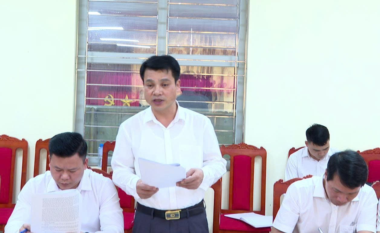 Ban Chấp hành Đảng bộ xã Hát Môn Hội nghị cho ý kiến về Đề án sáp nhập các thôn trên địa bàn xã- Ảnh 2.