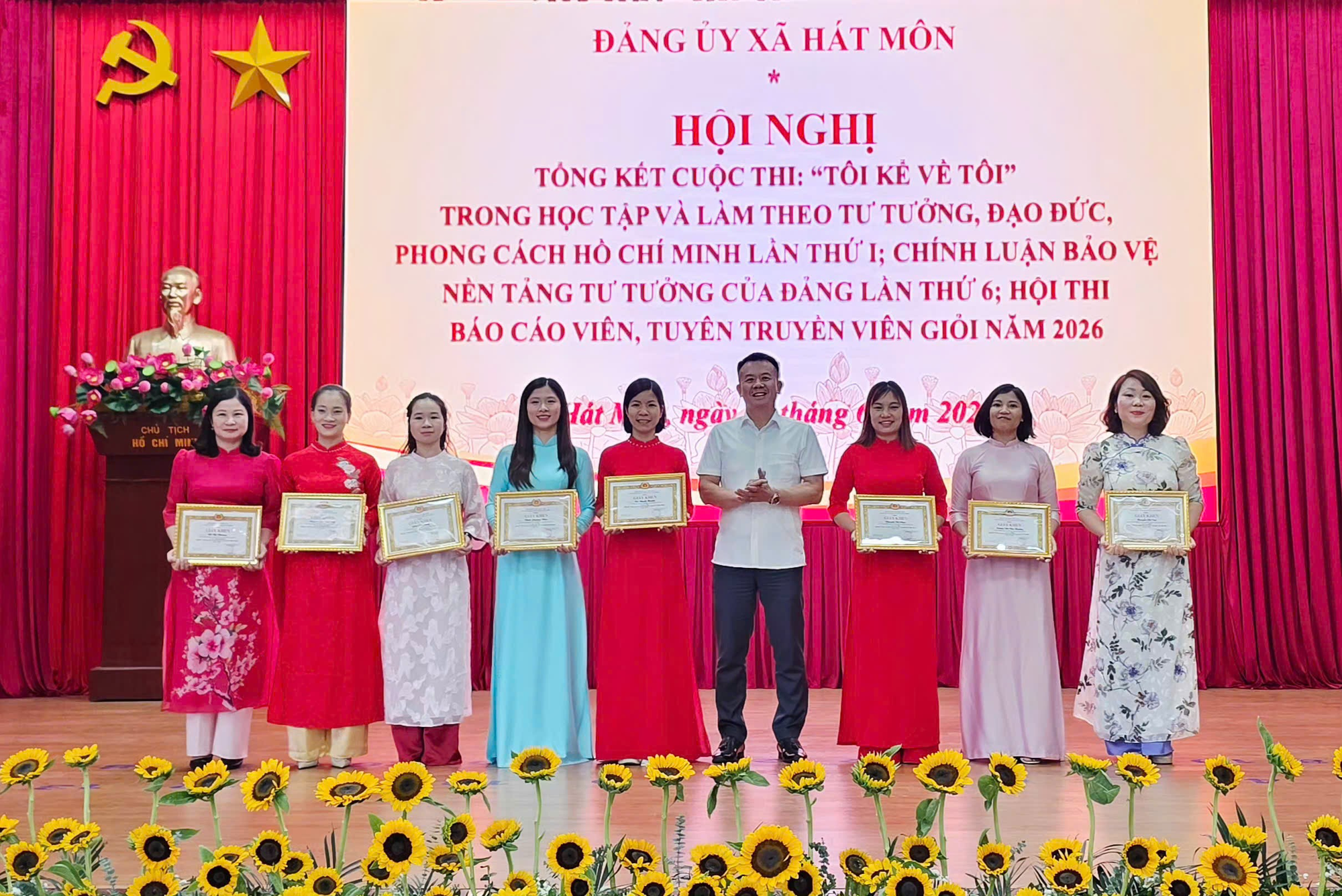 Xã Hát Môn tổng kết 3 cuộc thi, lan tỏa mạnh mẽ công tác xây dựng Đảng- Ảnh 5.