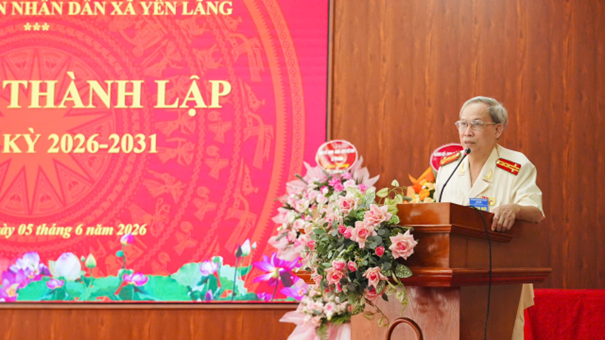 ĐẠI HỘI THÀNH LẬP HỘI CỰU CÔNG AN NHÂN DÂN XÃ YÊN LÃNG NHIỆM KỲ 2026-2031- Ảnh 6.