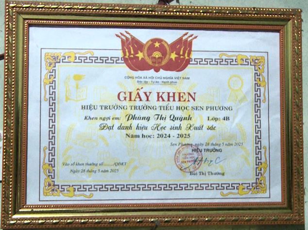 Câu chuyện về nghị lực và ước mơ của em Phùng Thị Quỳnh, học sinh Trường Tiểu học Sen Phương- Ảnh 5.