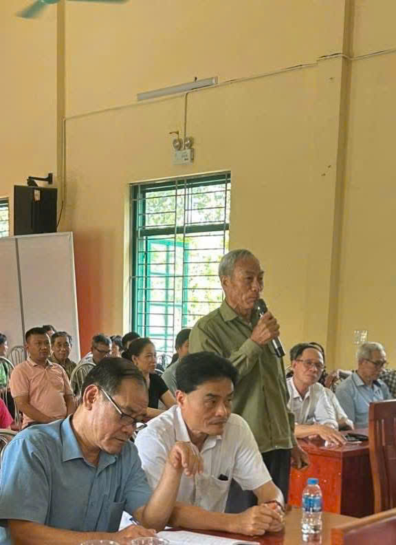 TỔ ĐẠI BIỂU HĐND XÃ SÓC SƠN TIẾP XÚC CỬ TRI TẠI ĐƠN VỊ BẦU CỬ SỐ 5- Ảnh 4.