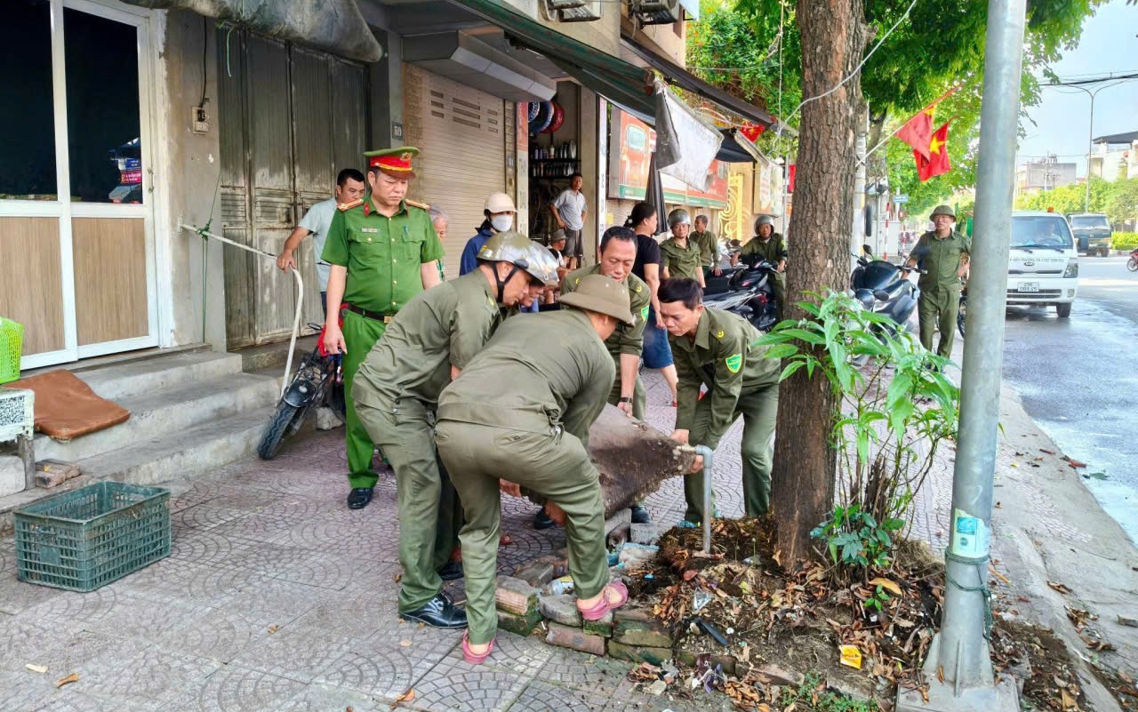 Phường Tùng Thiện quyết tâm lập lại trật tự đô thị, xây dựng diện mạo đô thị văn minh