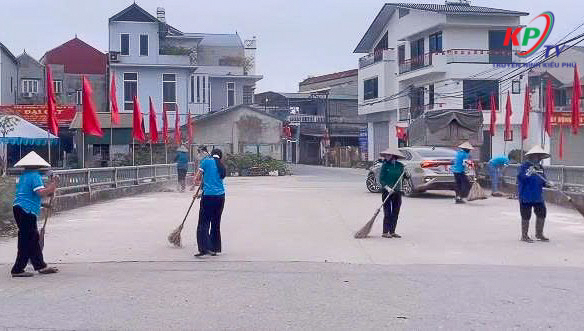 Xã Kiều Phú tổ chức Lễ phát động Phong trào thi đua toàn dân chung sức bảo vệ môi trường.- Ảnh 7.