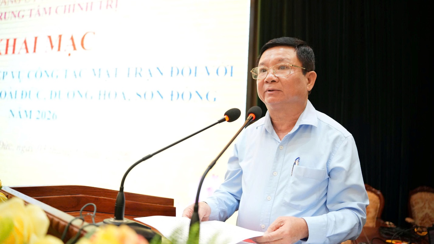 Khai mạc lớp tập huấn nghiệp vụ công tác Mặt trận năm 2026- Ảnh 3.