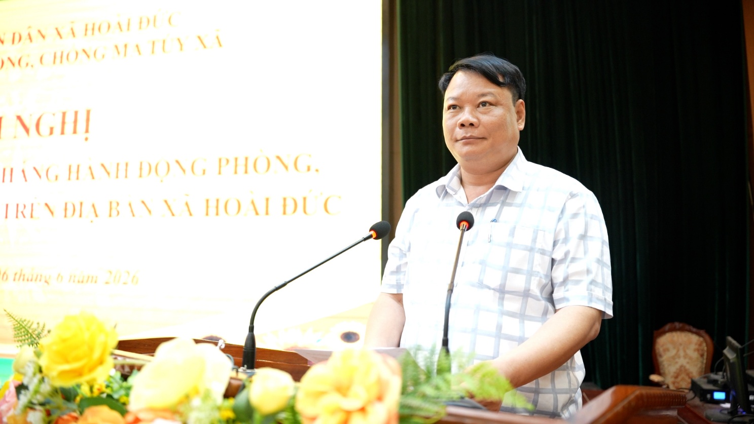 Hoài Đức ra quân hưởng ứng Tháng hành động phòng, chống ma túy năm 2026: Chung tay xây dựng địa bàn không ma túy- Ảnh 5.