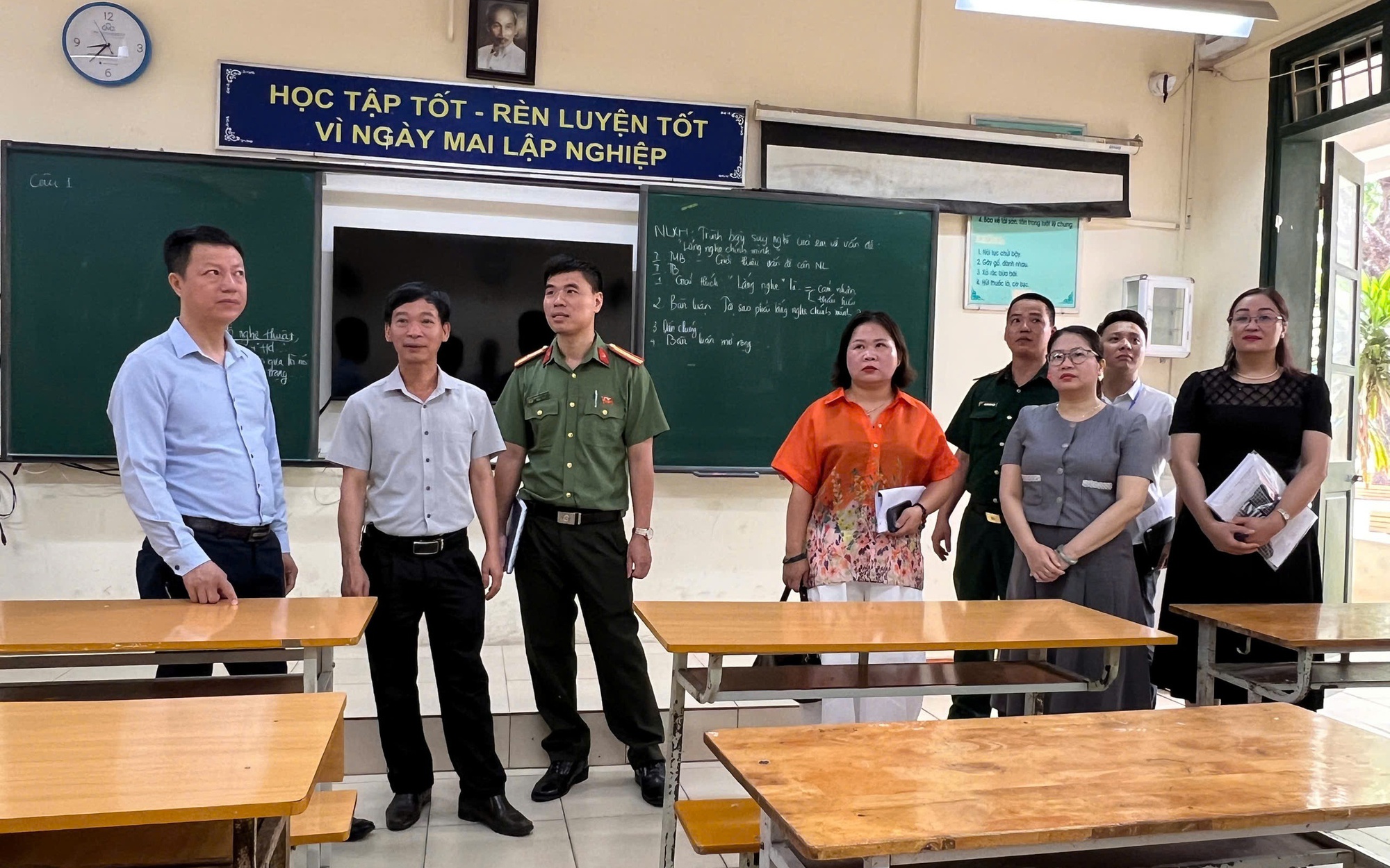 Kiểm tra cơ sở vật chất phục vụ kỳ thi tốt nghiệp Trung học phổ thông năm 2026
