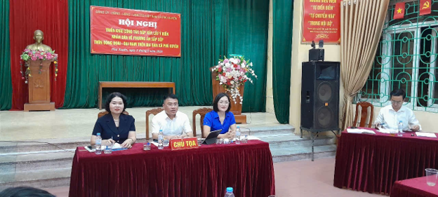 XÃ PHÚ XUYÊN TỔ CHỨC LẤY Ý KIẾN NHÂN DÂN ĐỐI VỚI PHƯƠNG ÁN SẮP XẾP THÔN, NÂNG CAO HIỆU QUẢ QUẢN LÝ Ở CƠ SỞ- Ảnh 6.