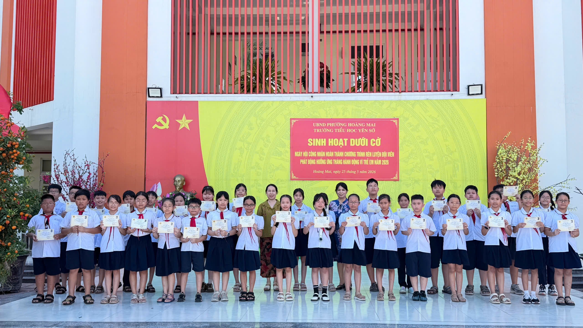 Trường Tiểu học Yên Sở tổ chức Ngày hội công nhận chuyên hiệu Rèn luyện đội viên - Năm học 2025 - 2026- Ảnh 3.
