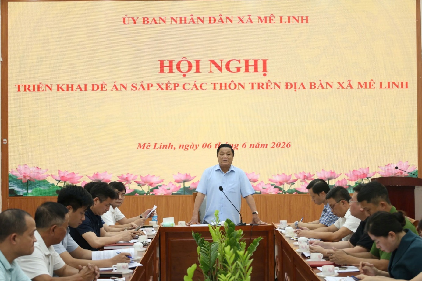 Mê Linh triển khai Đề án sắp xếp các thôn trên địa bàn- Ảnh 4.