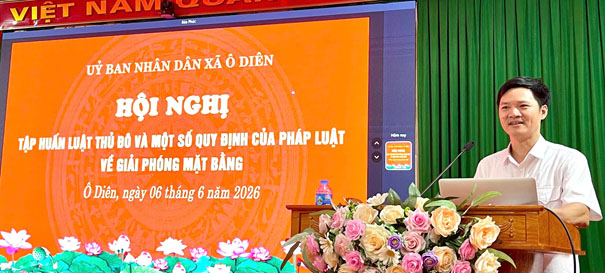 Tập huấn luật thủ đô và một số quy định về giải phóng mặt bằng- Ảnh 1.