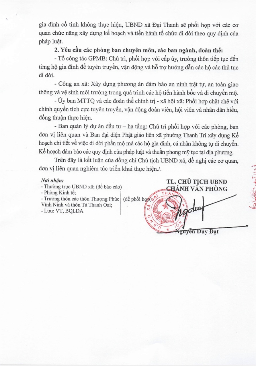 Thông báo số 390/TB-UBND ngày 01/6/2026 của UBND xã Đại Thanh- Ảnh 2.