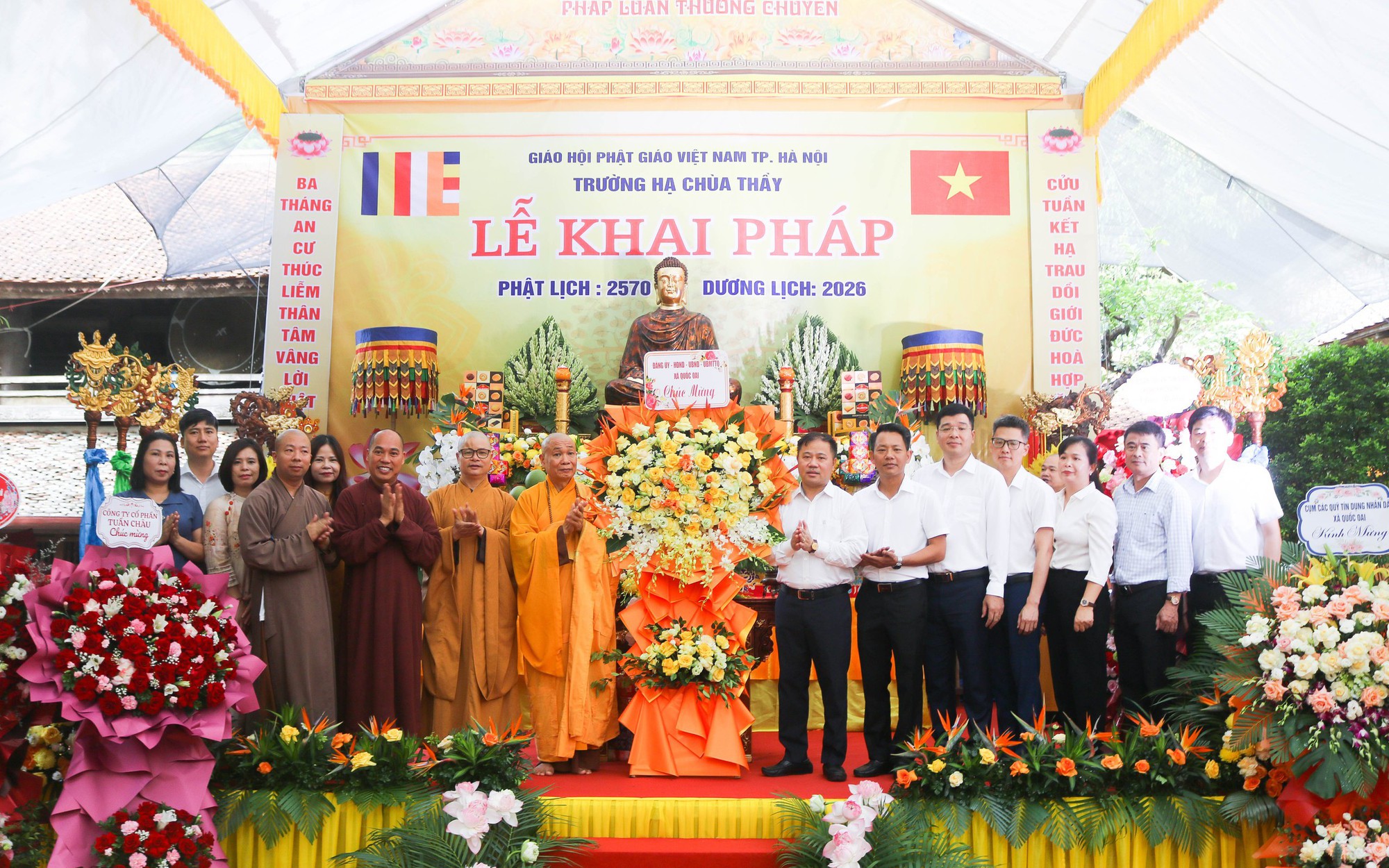 Trang nghiêm Khai pháp An cư kiết hạ tại Hạ trường Chùa Thầy năm 2026 (PL.2570)