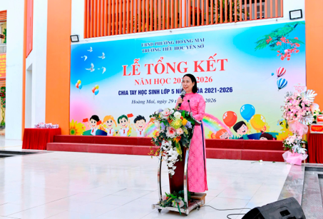 Trường Tiểu học Yên Sở long trọng tổ chức Lễ Tổng kết năm học 2025 - 2026 và chia tay học sinh khối 5 niên khoán 2021 - 2026- Ảnh 4.