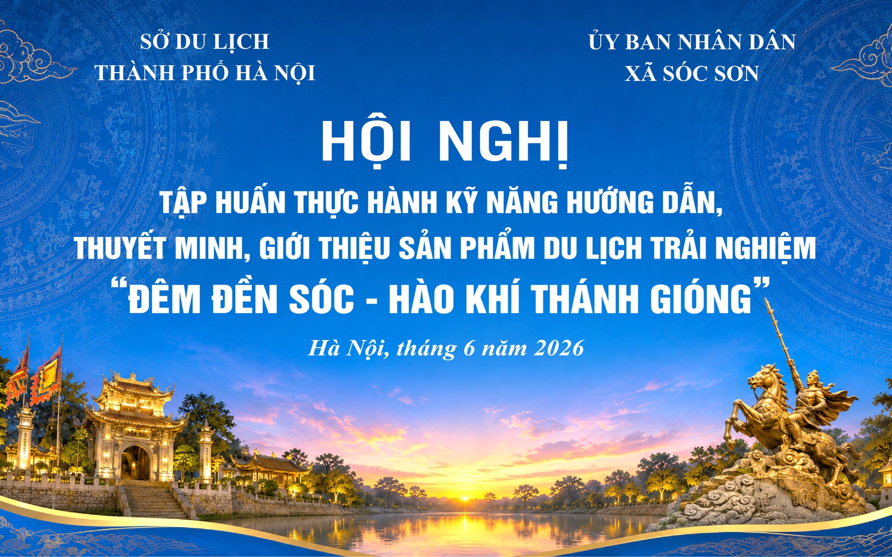 SÓC SƠN TỔ CHỨC TẬP HUẤN THỰC HÀNH KỸ NĂNG HƯỚNG DẪN, THUYẾT MINH, GIỚI THIỆU SẢN PHẨM DU LỊCH TRẢI NGHIỆM 