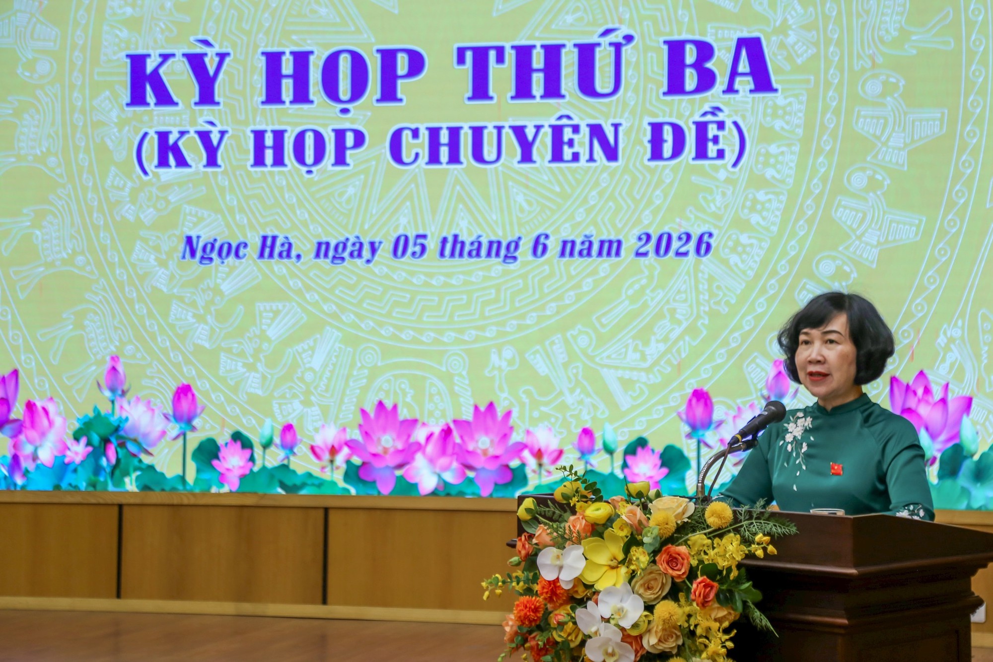 Đồng chí Đỗ Thị Duy Nhiên giữ chức Chủ tịch HĐND phường Ngọc Hà- Ảnh 3.