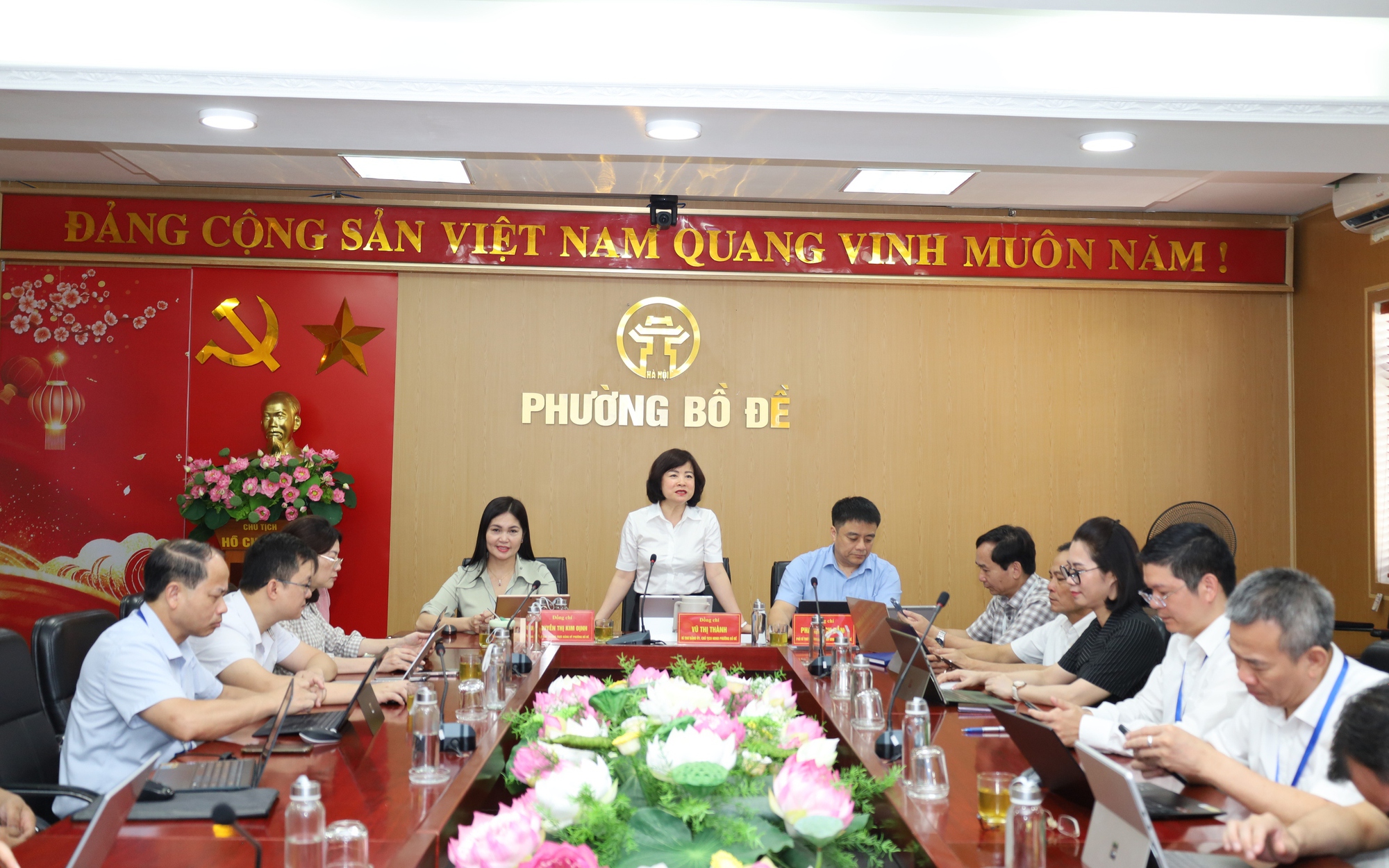 Hội đồng nhân dân phường Bồ Đề bồi dưỡng kỹ năng hoạt động và chuyển đổi số cho đại biểu HĐND phường