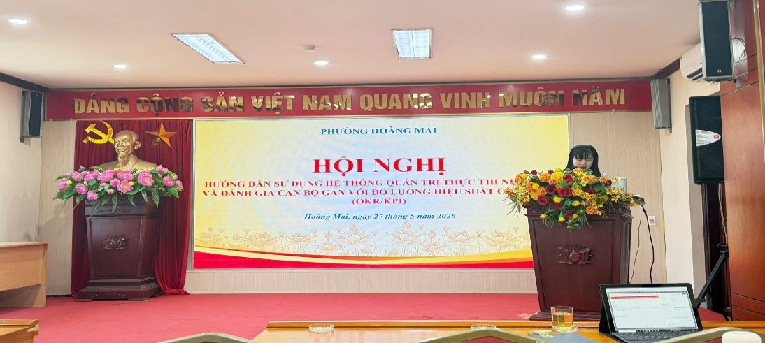 PHƯỜNG HOÀNG MAI TĂNG CƯỜNG TRIỂN KHAI HANOIWORK, TỪNG BƯỚC HOÀN THIỆN MÔ HÌNH CHÍNH QUYỀN SỐ, NÂNG CAO CHẤT LƯỢNG QUẢN LÝ, ĐIỀU HÀNH- Ảnh 1.