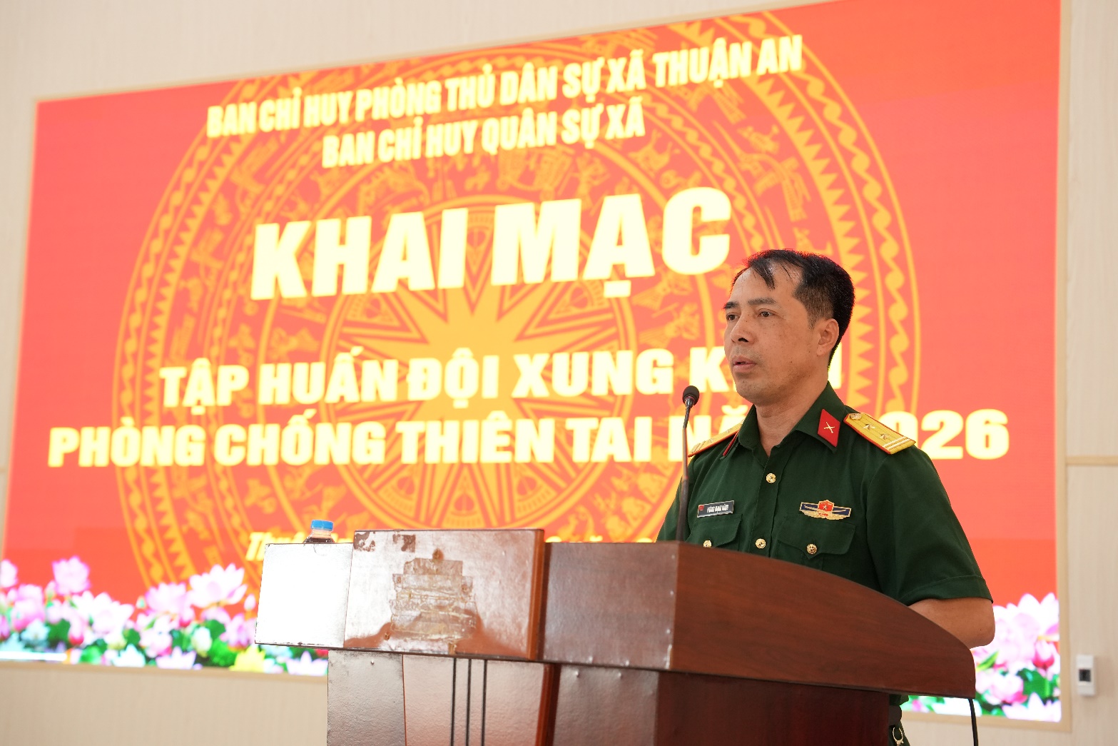 Xã Thuận An tổ chức Tập huấn Đội xung kích phòng, chống thiên tai của xã Thuận An năm 2026- Ảnh 3.