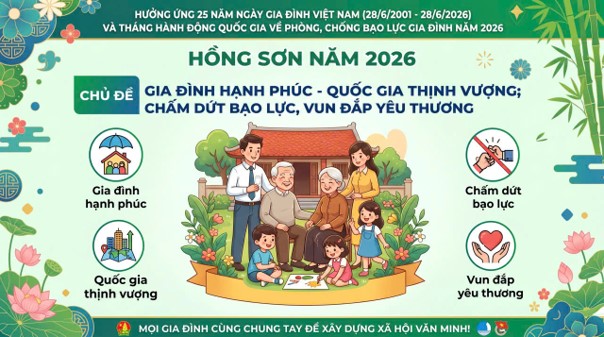 GIA ĐÌNH - ĐIỂM TỰA YÊU THƯƠNG, LÁ CHẮN BÌNH YÊN - HƯỞNG ỨNG NGÀY GIA ĐÌNH VIỆT NAM NĂM 2026- Ảnh 1.