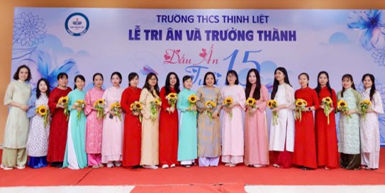 TRƯỜNG THCS THỊNH LIỆT TRANG TRỌNG TỔ CHỨC 
LỄ TRI ÂN VÀ TRƯỞNG THÀNH CHO HỌC SINH KHỐI 9- Ảnh 4.