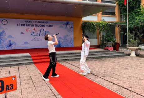 TRƯỜNG THCS THỊNH LIỆT TRANG TRỌNG TỔ CHỨC 
LỄ TRI ÂN VÀ TRƯỞNG THÀNH CHO HỌC SINH KHỐI 9- Ảnh 5.