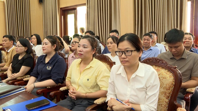 UBND xã Hoài Đức tổ chức hội nghị đào tạo, hướng dẫn sử dụng hệ thống quản trị thực thi nhiệm vụ và đánh giá cán bộ gắn với đo lường hiệu suất công việc (OKR/KPI) trên HanoiWork- Ảnh 7.