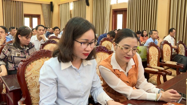 UBND xã Hoài Đức tổ chức hội nghị đào tạo, hướng dẫn sử dụng hệ thống quản trị thực thi nhiệm vụ và đánh giá cán bộ gắn với đo lường hiệu suất công việc (OKR/KPI) trên HanoiWork- Ảnh 8.