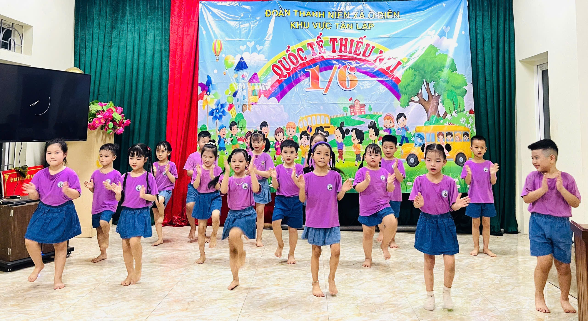 Liên chi đoàn khu vực Tân Lập tổ chức hoạt động Hè sôi nổi cho Thiếu nhi.- Ảnh 1.