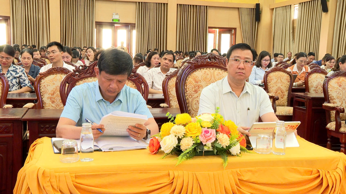 UBND xã Hoài Đức tổ chức hội nghị đào tạo, hướng dẫn sử dụng hệ thống quản trị thực thi nhiệm vụ và đánh giá cán bộ gắn với đo lường hiệu suất công việc (OKR/KPI) trên HanoiWork- Ảnh 5.