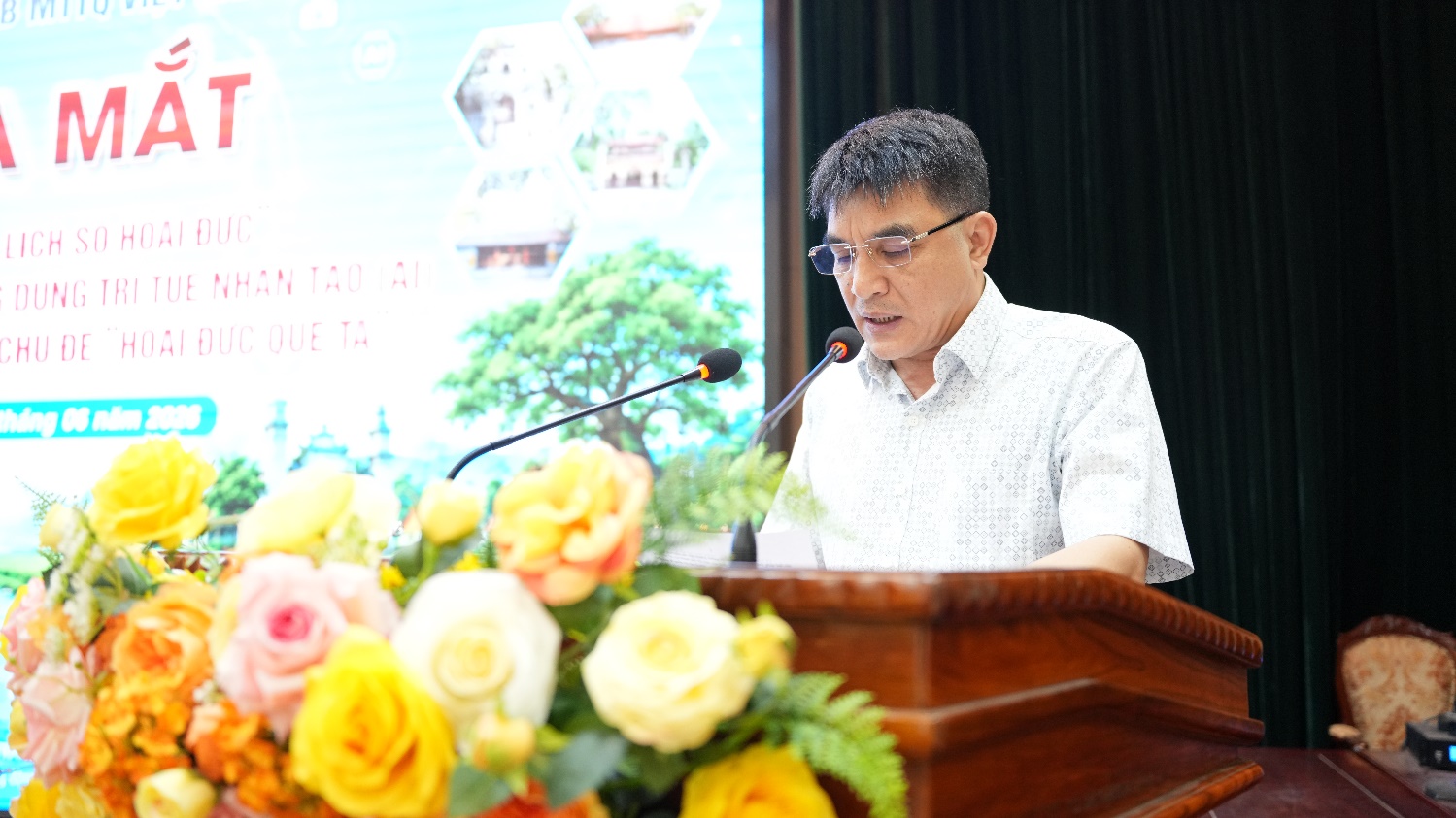 Hoài Đức tổ chức lễ ra mắt chuyên mục Du lịch số Hoài Đức và phát động cuộc thi "Ứng dụng trí tuệ nhân tạo (AI) xây dựng video clip với chủ đề Hoài Đức quê ta"- Ảnh 1.