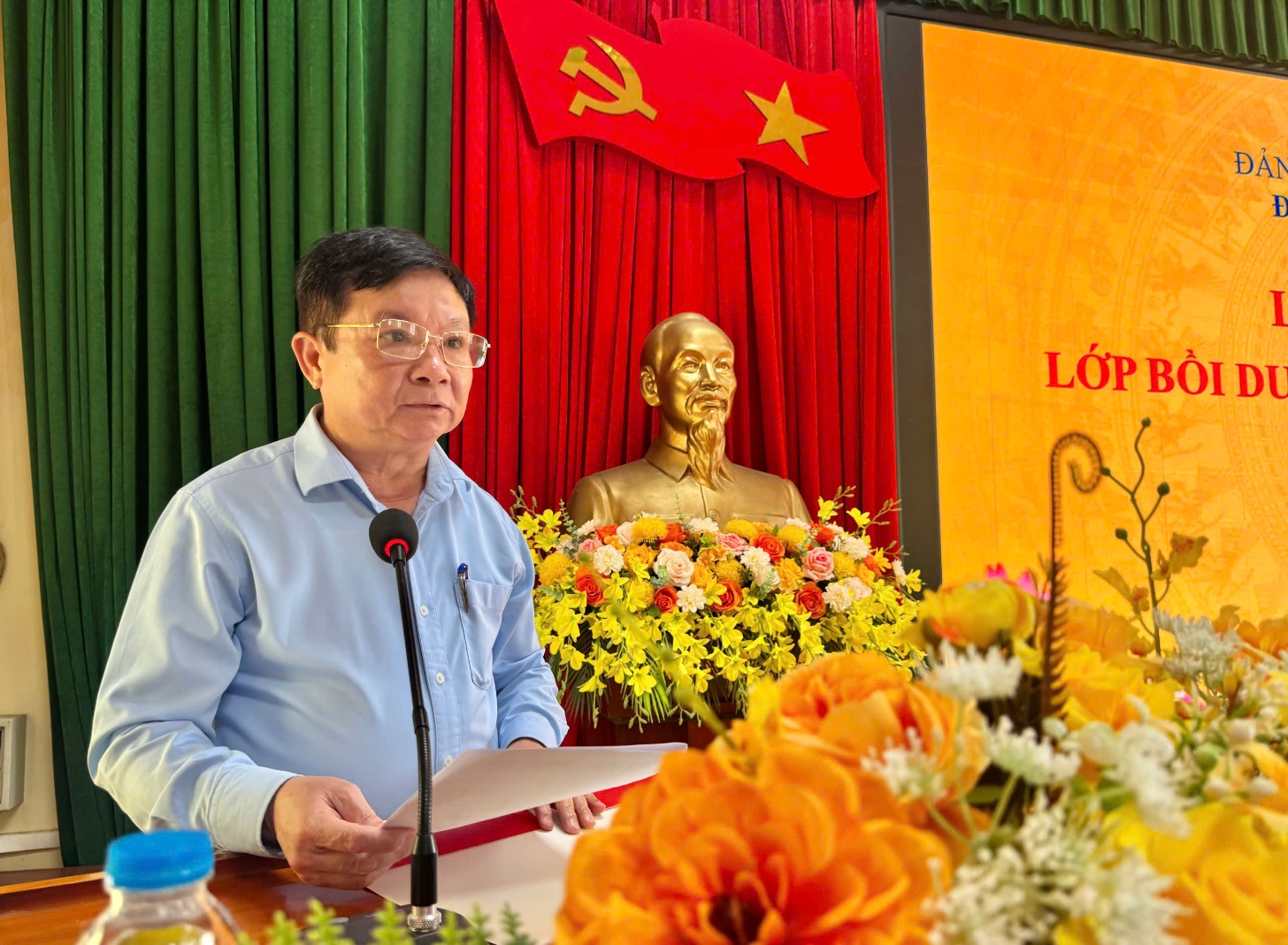 Đảng uỷ xã Hoài Đức khai giảng lớp bồi dưỡng nhận thức về Đảng đợt 2 năm 2026- Ảnh 2.