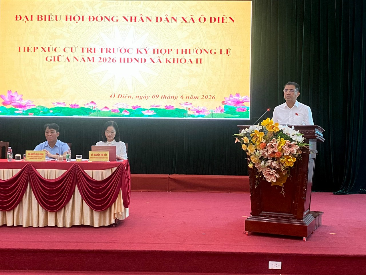 HĐND xã tiếp xúc cử tri trước Kỳ họp thường kỳ giữa năm- Ảnh 2.