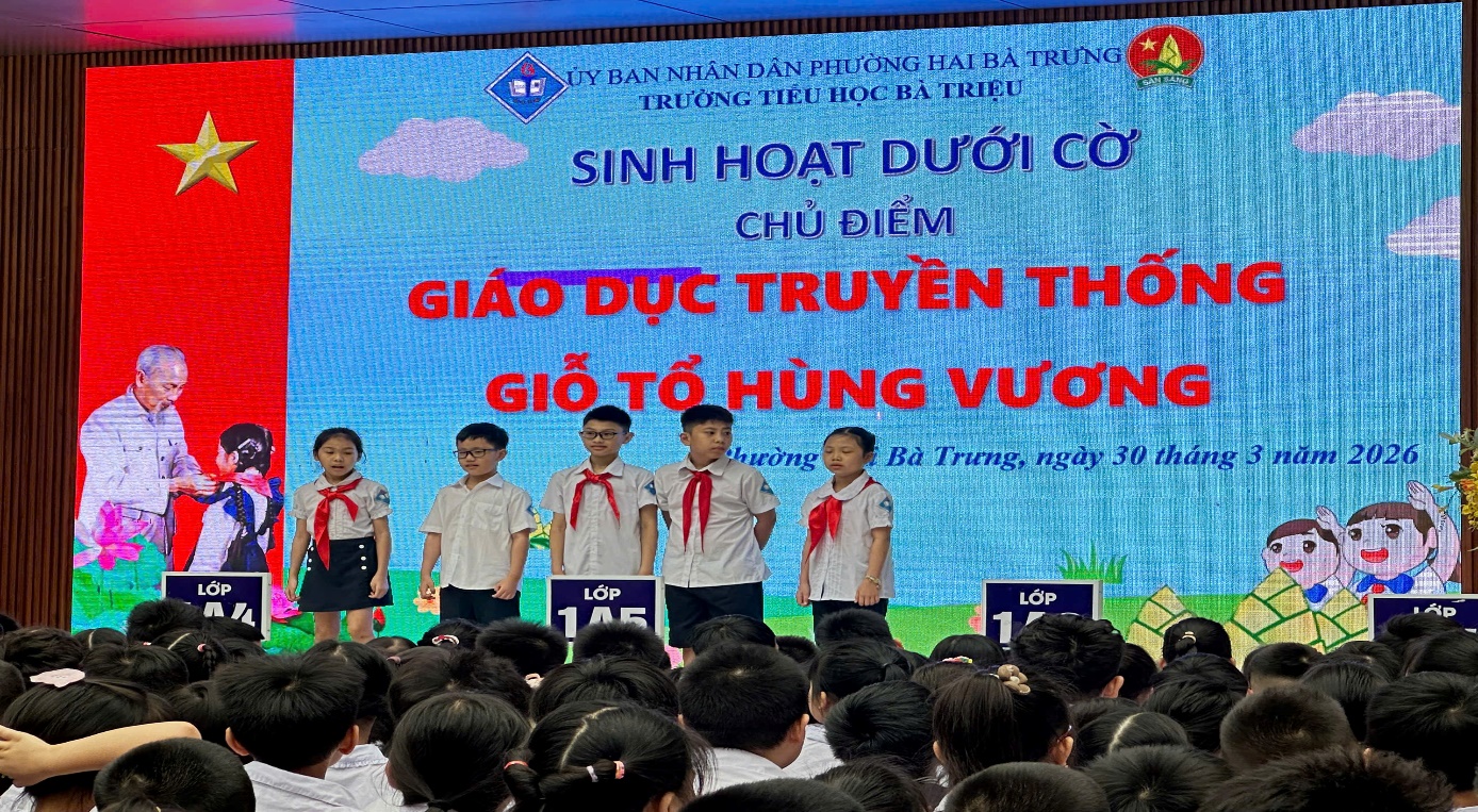 Cô giáo Tổng phụ trách Đội năng động, nhiệt huyết, trách nhiệm của trường Tiểu học Bà Triệu- Ảnh 3.
