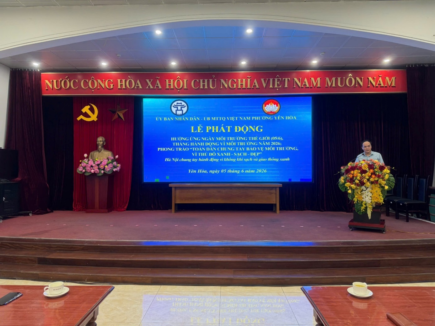 Phường Yên Hòa ra quân hưởng ứng Ngày Môi trường thế giới 05/6 và Tháng hành động vì môi trường năm 2026- Ảnh 2.